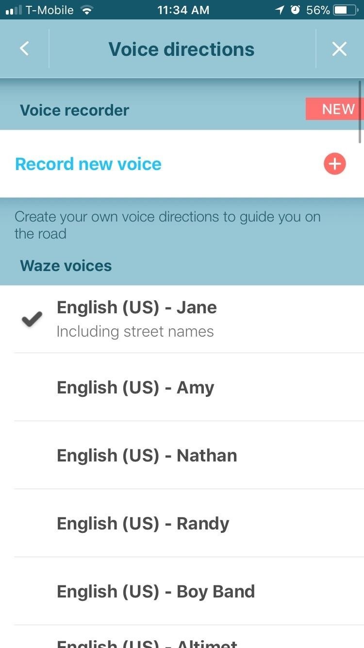 How to download new voices for waze iphone